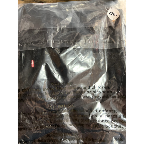 VTG Levi's 505 Jeans Mens 40x30 (38x29) Black Regular Fit Straight Leg Denim USA - Picture 12 of 12